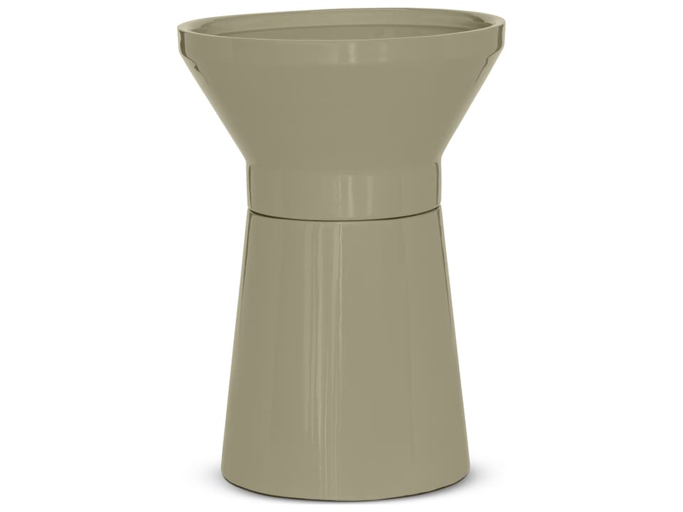 Sabine Round Metal Sage Green End Table