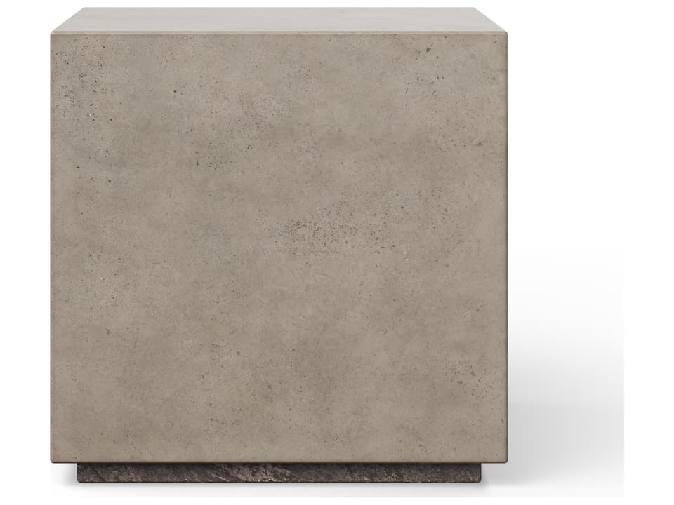 Bloc End Table Square Concrete