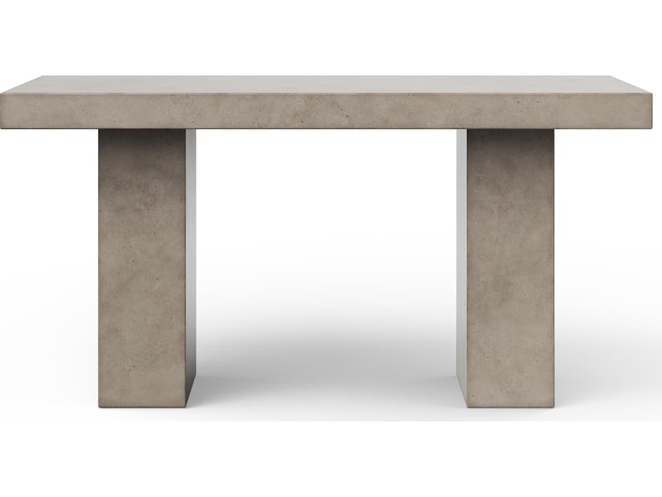 Mixx Rectangular 71-Inch Counter Height Dining Table Dark Grey Concrete