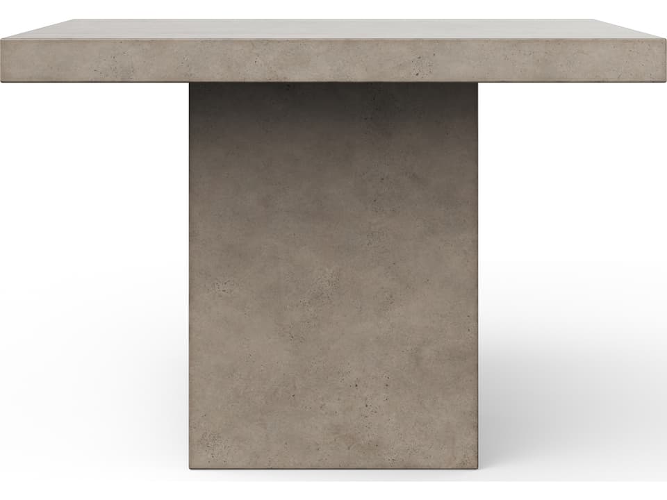 Mixx Una 59-Inch Square Bar Height Dining Table in Dark Grey Concrete