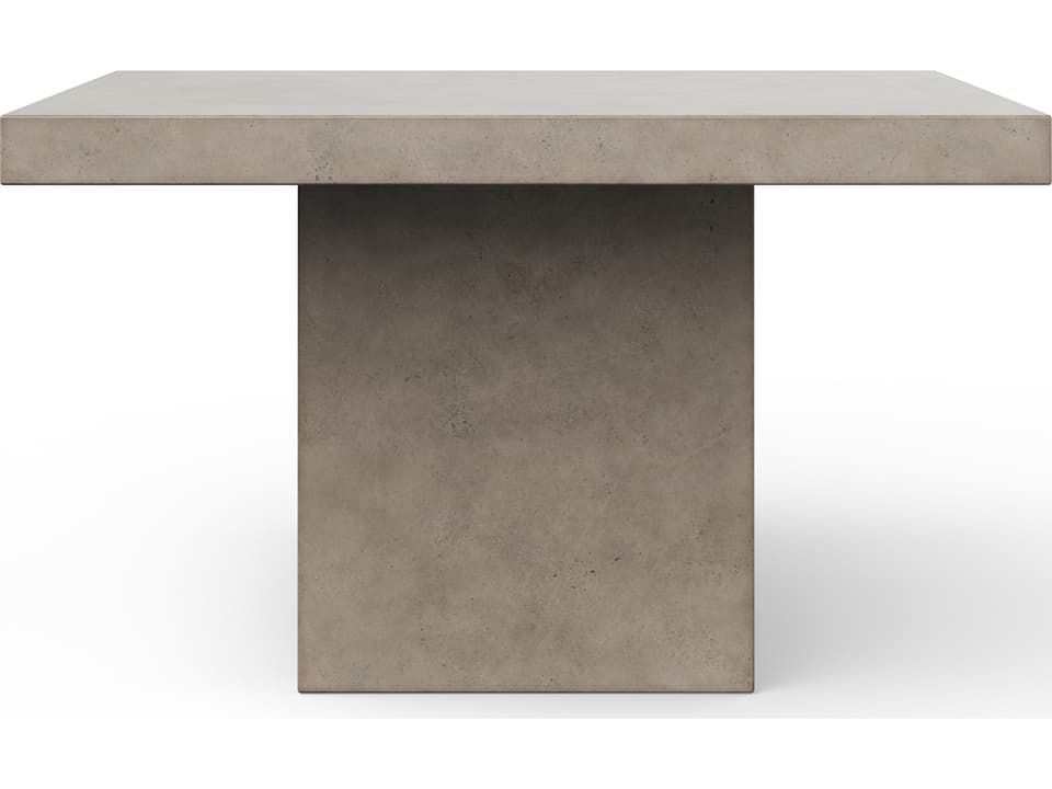 Mixx Una 59-Inch Square Counter Height Dining Table in Dark Grey Fiber-Reinforced Concrete