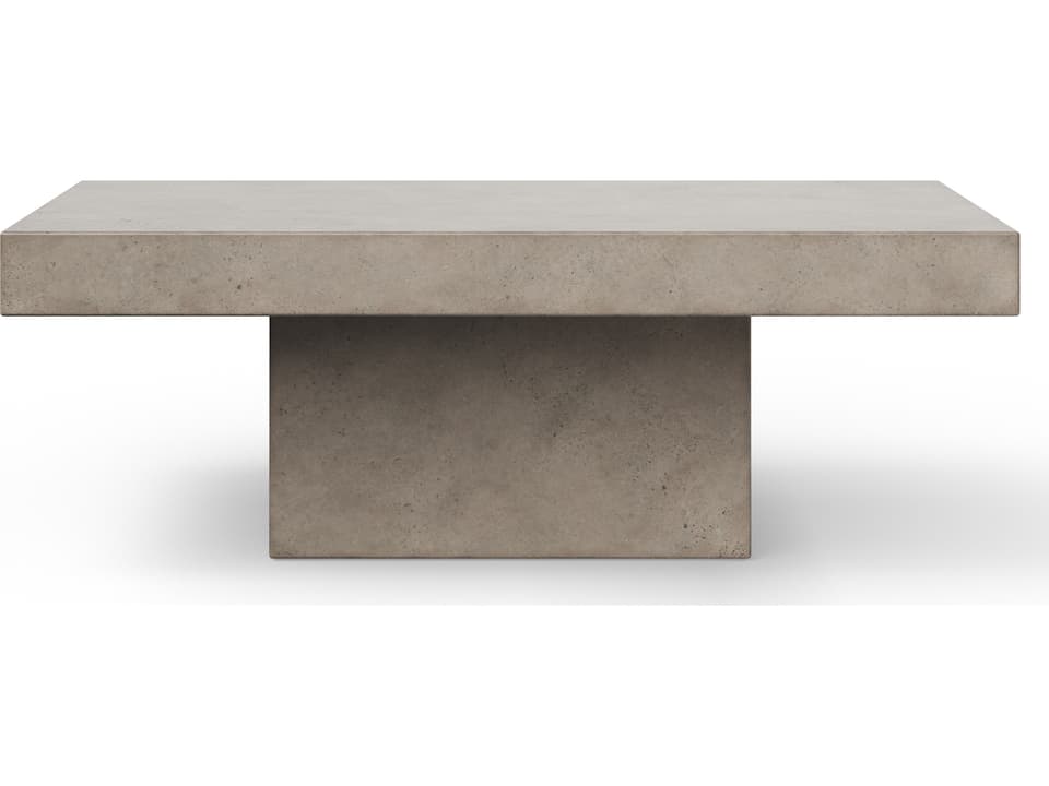Una Rectangular Coffee Table Modern Concrete