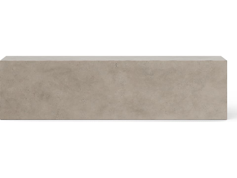 Mixx Una 71-Inch Concrete Bench in Dark Grey