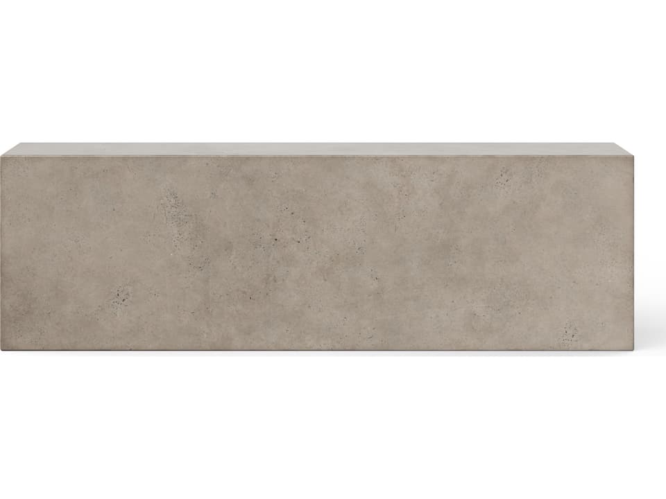 Una Concrete Bench 60-Inch Modern