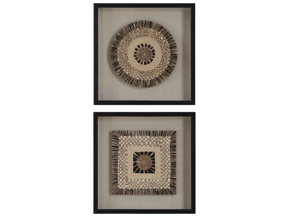 Intertwine Shadow Box Set of 2 Modern Wall Art