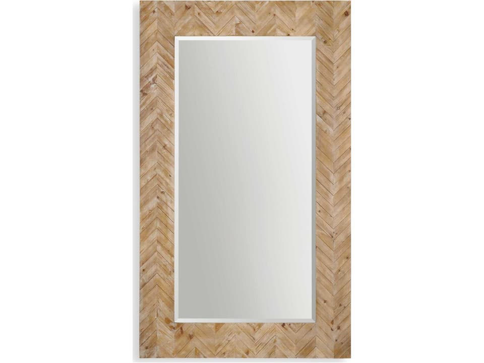 Demetria Oversized Wooden Floor Mirror