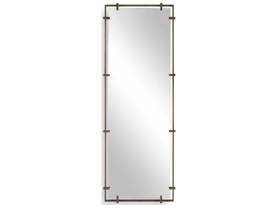 Hann Full Length Mirror with Dark Bronze Iron Frame
