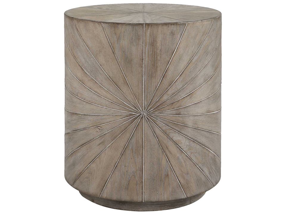 Starshine Square End Table in Warm Gray Stain