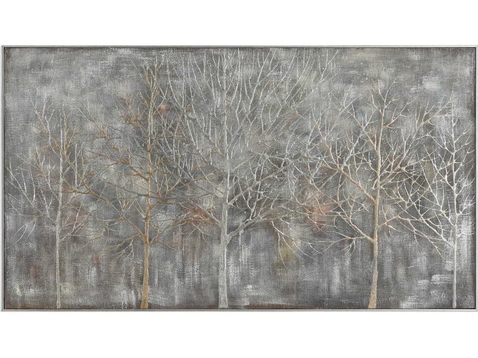Parkview Hand-Painted Canvas Landscape Art with Textured Accents