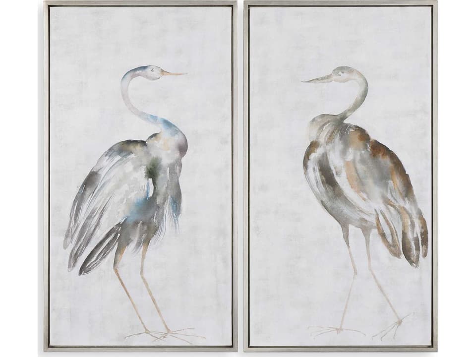 Summer Birds Canvas Wall Art