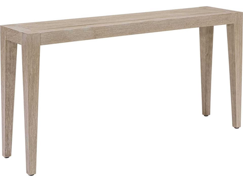 Uttermost Kirkham Wood Rectangular Console Table in Cerused Wheat