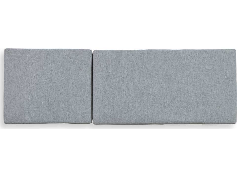 Uttermost Bea Outdoor Pool Chaise Cushion in Textured Charcoal Gray