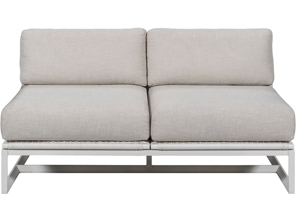 RataNa Ratana Bergen Aluminum Wicker Loveseat | FN68402PEW-OGY
