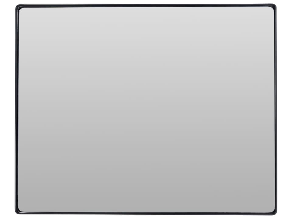 Kye Rounded Rectangular Wall Mirror in Black