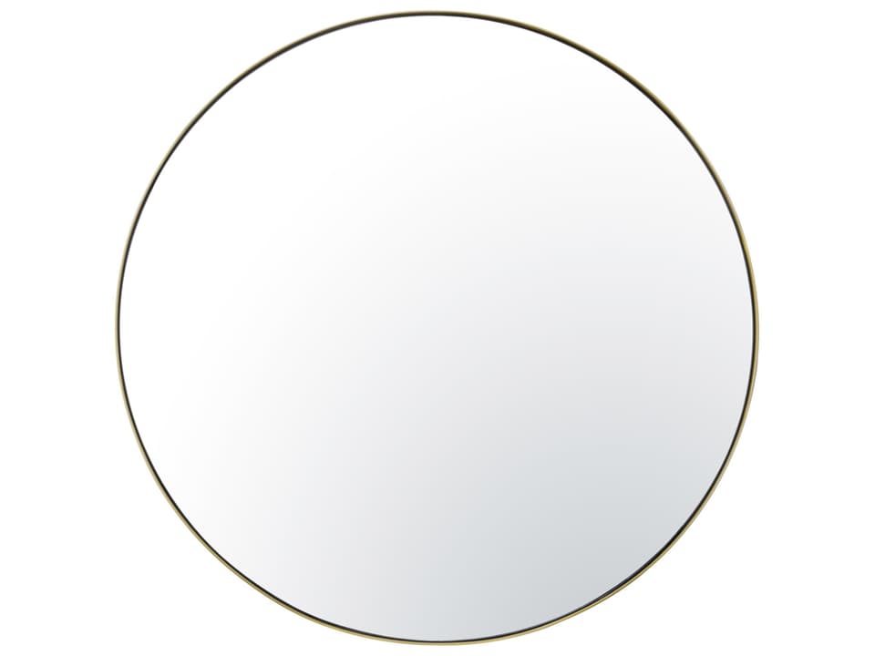 Tablet 40-Inch Round Mirror in Gold