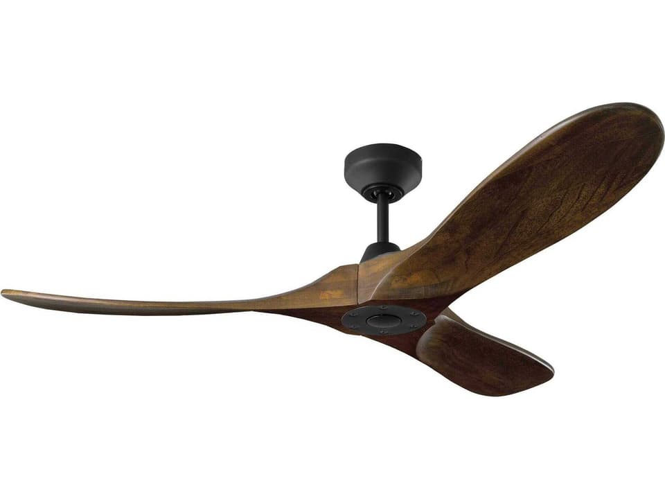Maverick 52-Inch 3-Blade Outdoor Ceiling Fan in Midnight Black