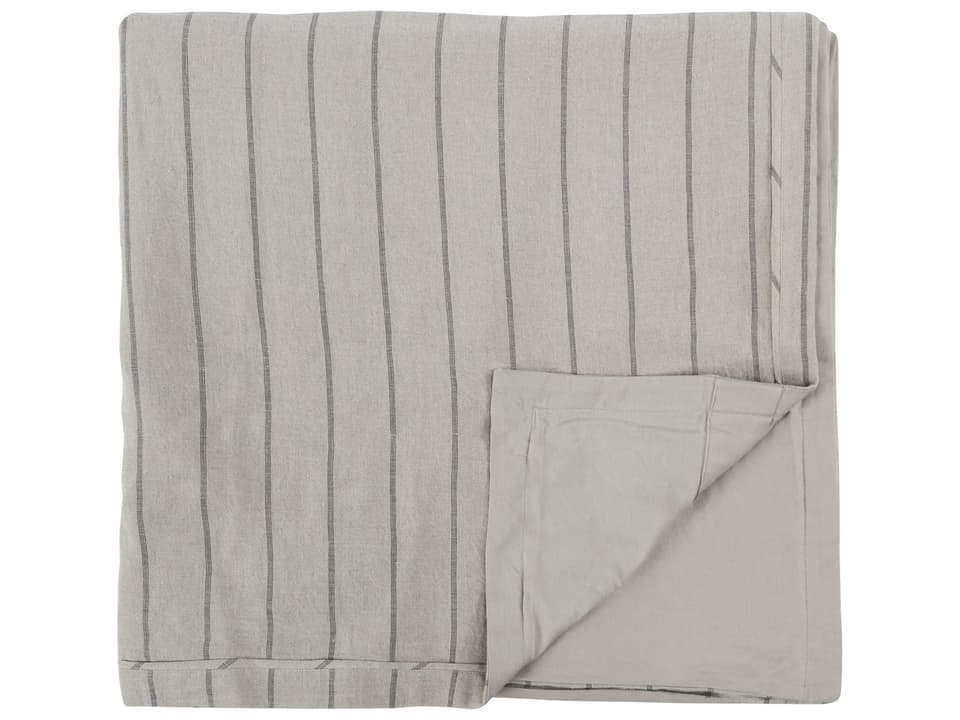 Kingston King Duvet Cover in Natural Cotton Linen Blend