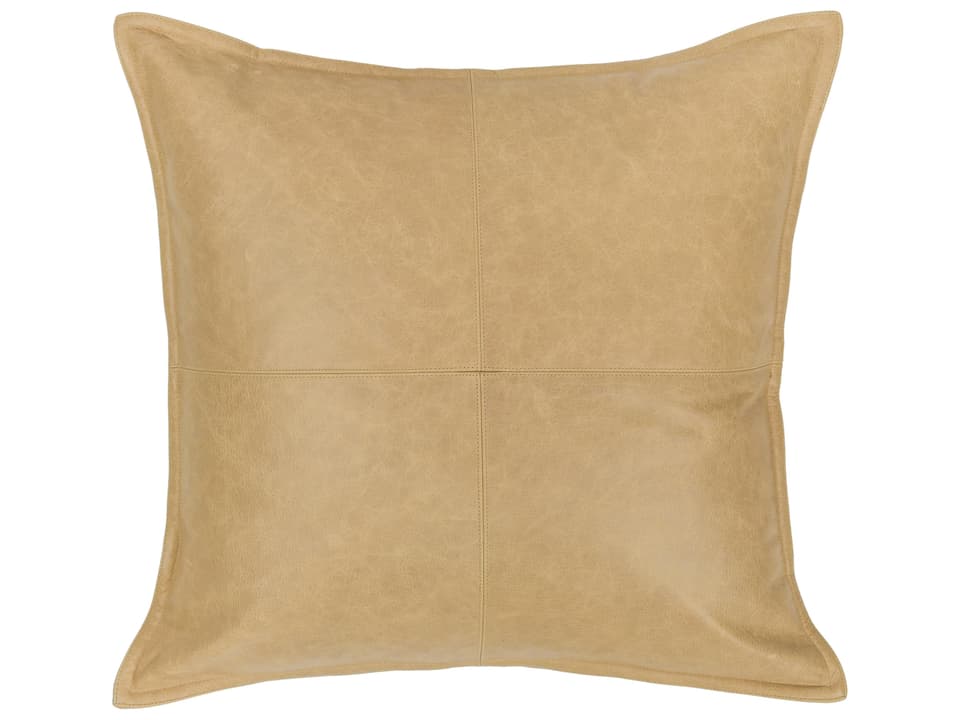 Stratton Natural Blue Multi Square Throw Pillow
