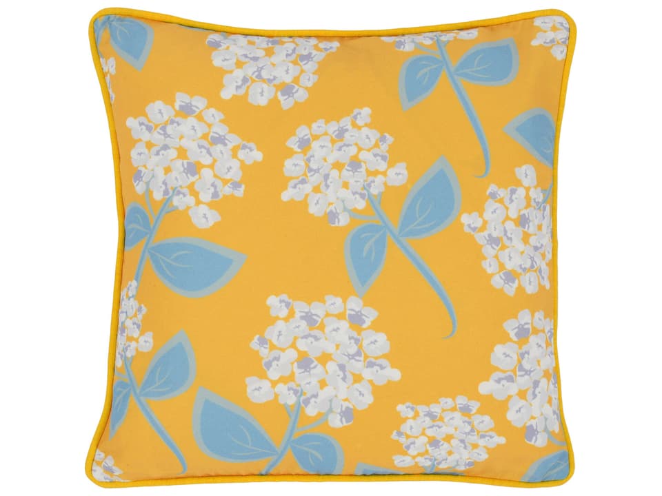 Rosewell 18-Inch Square Yellow Throw Pillow