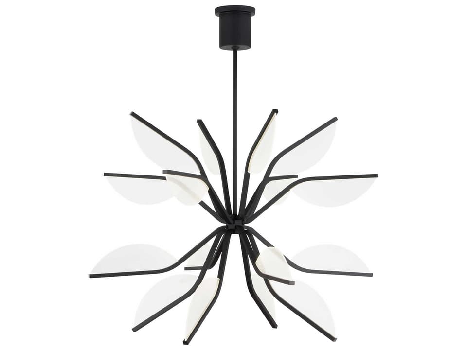 Belterra 38 Globe Integrated LED Chandelier in Natural Brass