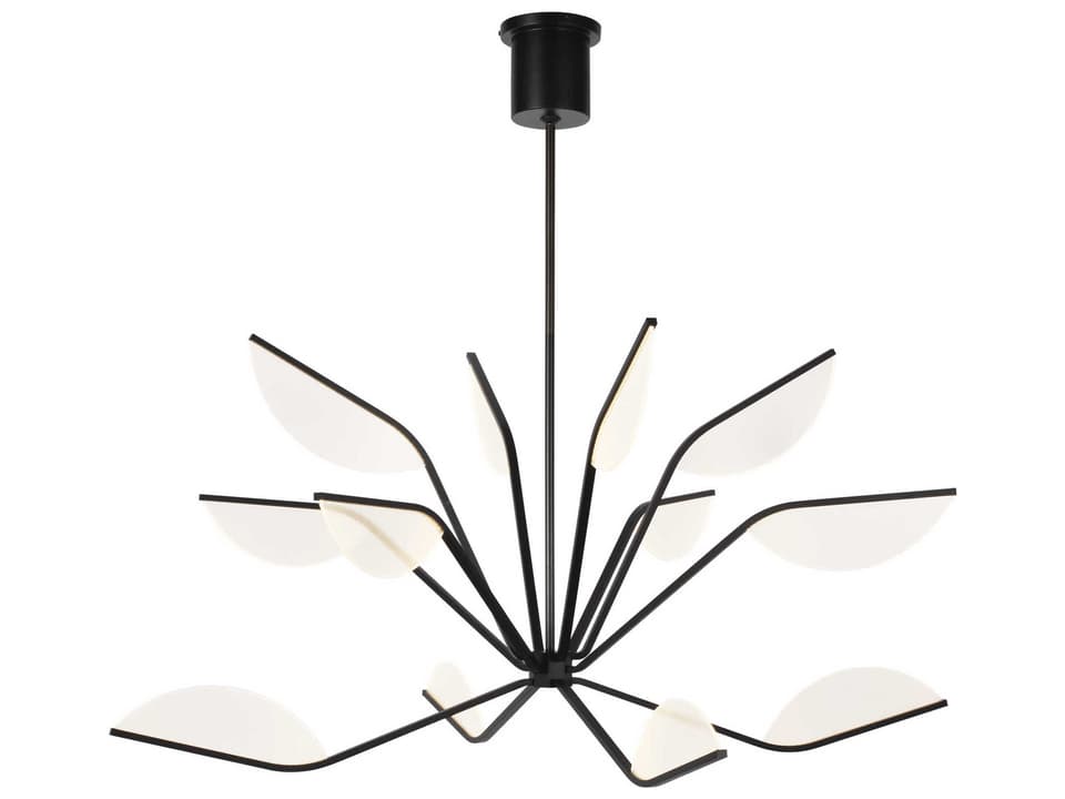 12-Light Belterra Chandelier in Matte Black