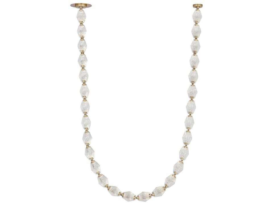 Collier Integrated LED Chandelier Natural Brass