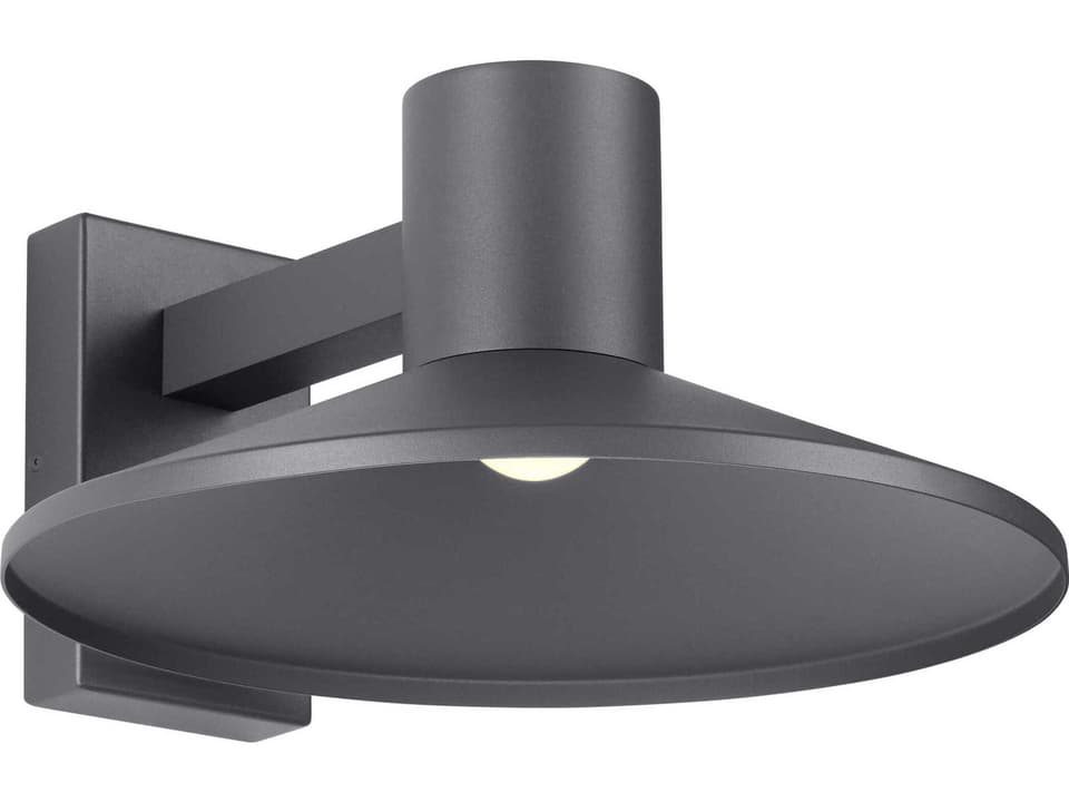 Ash 16 Outdoor Wall Sconce Dark Bronze Integrated LED