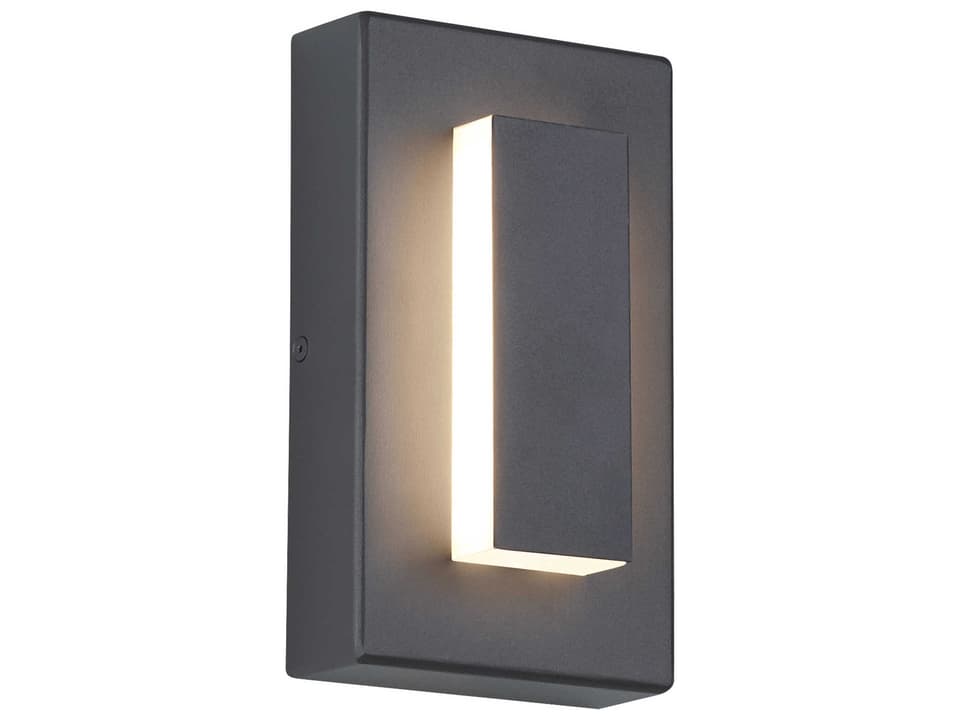 Aspen 8-Inch Outdoor LED Wall Sconce in Dark Bronze