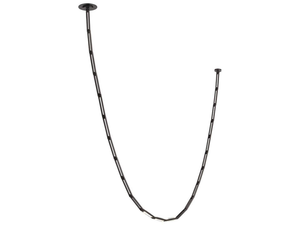 Catena 3-Light Bronze Linear Chandelier