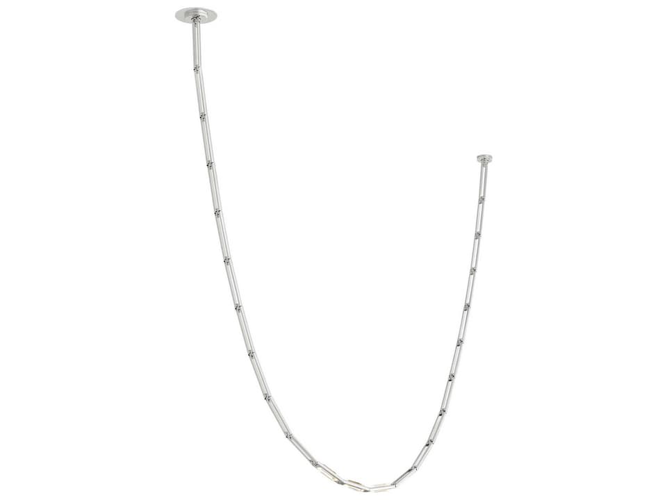 Catena 3-Light Polished Nickel Linear Chandelier