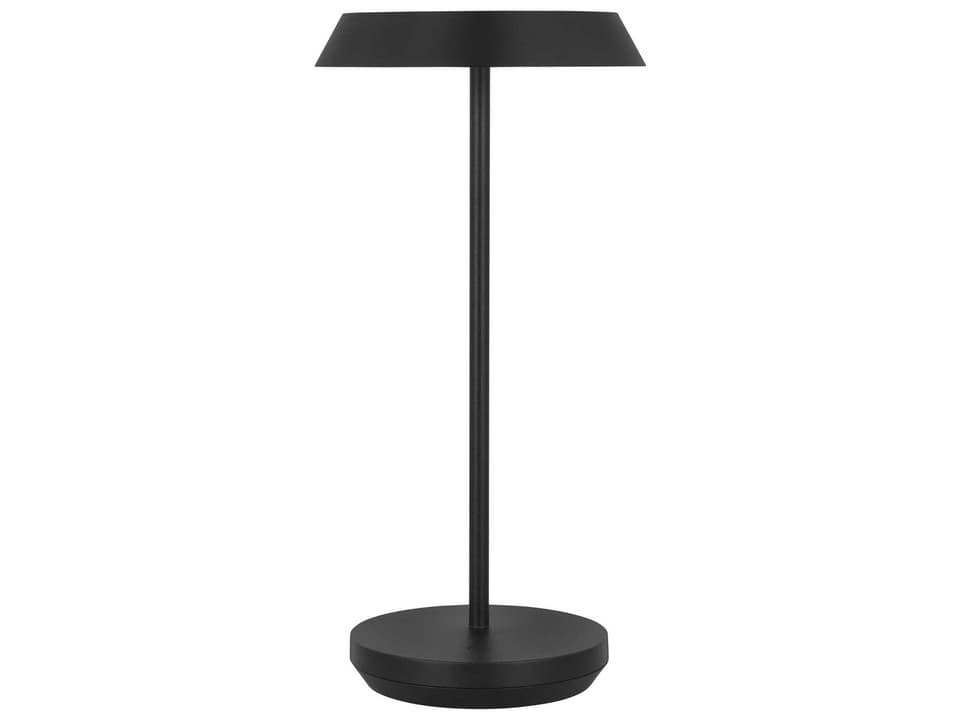 Tepa 13-Inch Rechargeable Table Lamp in Black