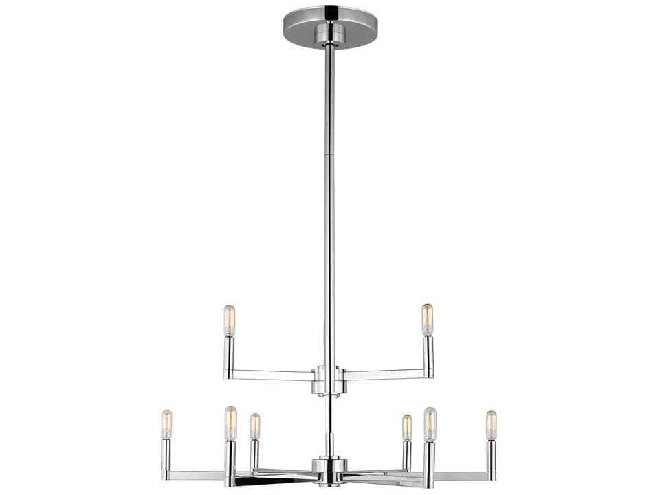 9-Light Fullton Chandelier in Chrome