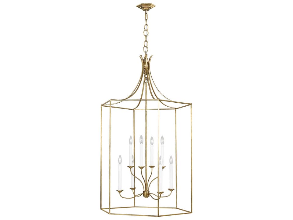 Bantry House 8-Light Extra Large Chandelier in Antique Gild