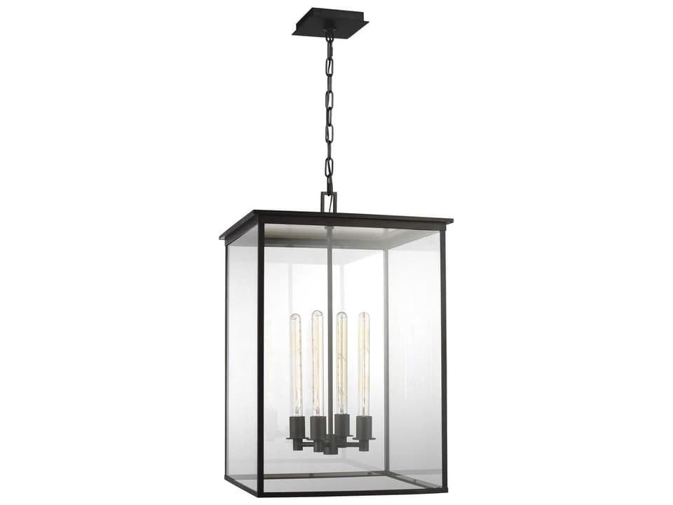 Freeport 4-Light Outdoor Pendant Light in Heritage Copper