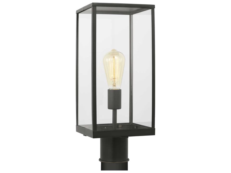 Howell 1-Light Outdoor Post Lantern in Antique Bronze