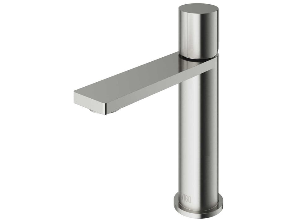 Halsey Single Hole Bathroom Faucet in Brushed Nickel