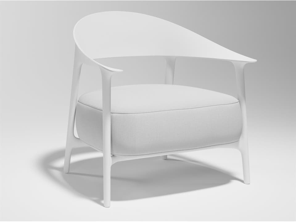 Africa White Fabric Accent Chair (Price includes two)
