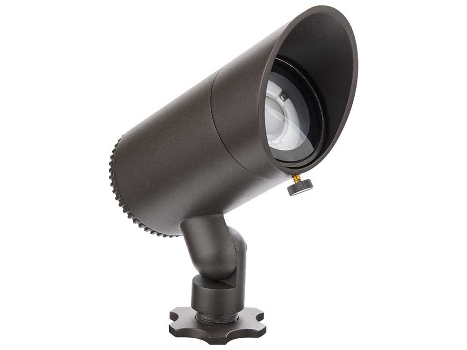 Interbeam 12-Pack 6W LED Outdoor Spot Light in Bronze Finish