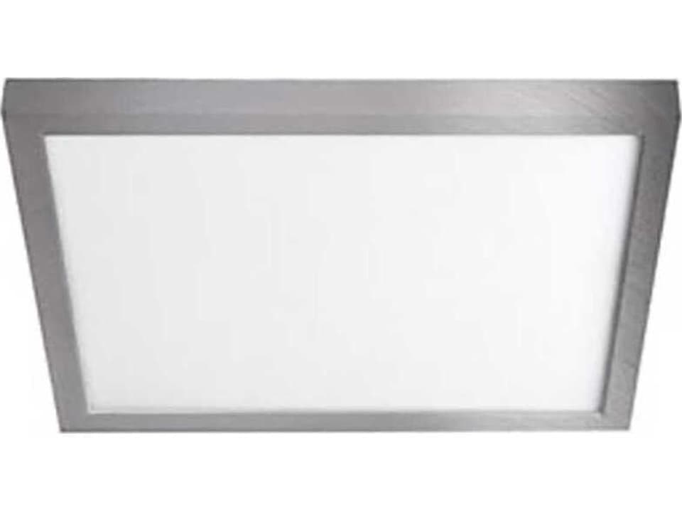 Square 7 Inch LED Flush Mount in Brushed Nickel