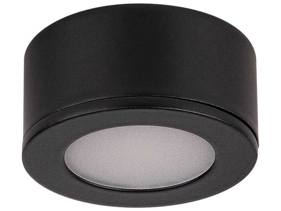 Mini Puck 95 Lumen LED Undercabinet Puck Light in Black