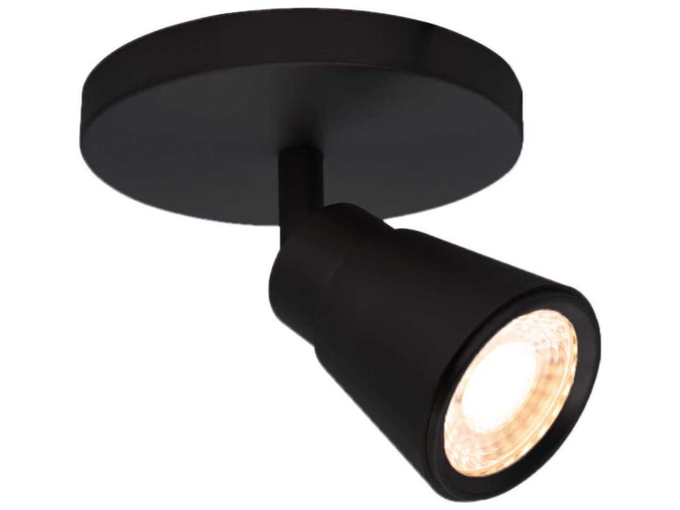 Solo 1-Light LED Monopoint Spot Light in Black