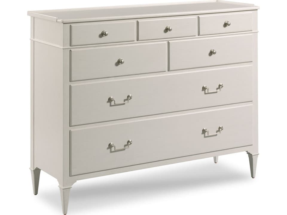 Furniture Marseille 7-Drawer Dressing Chest in Carrara Finish