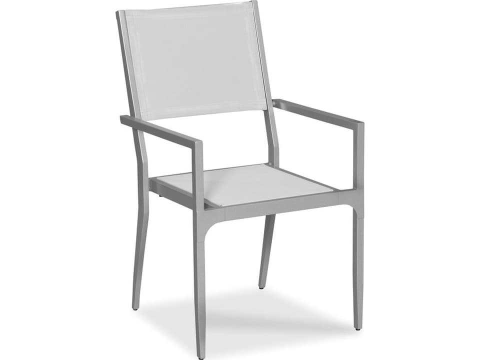 Amalfi Stackable Outdoor Dining Armchair in Salerno Finish with Batyline Sling