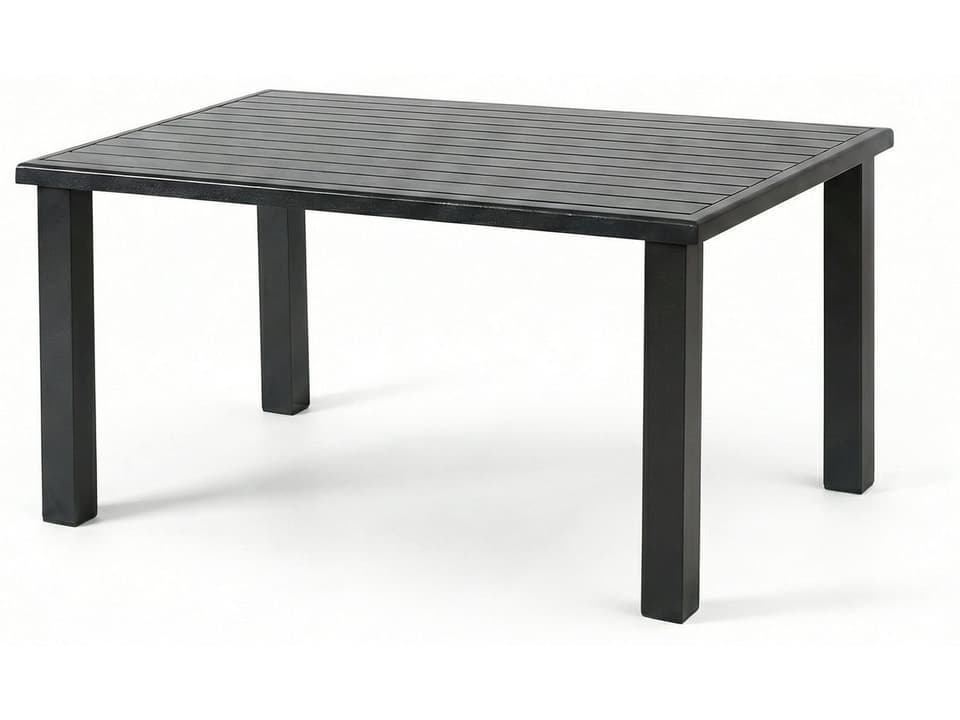 Darlee Atlantis 118-Inch Cast Aluminum Extension Dining Table in
