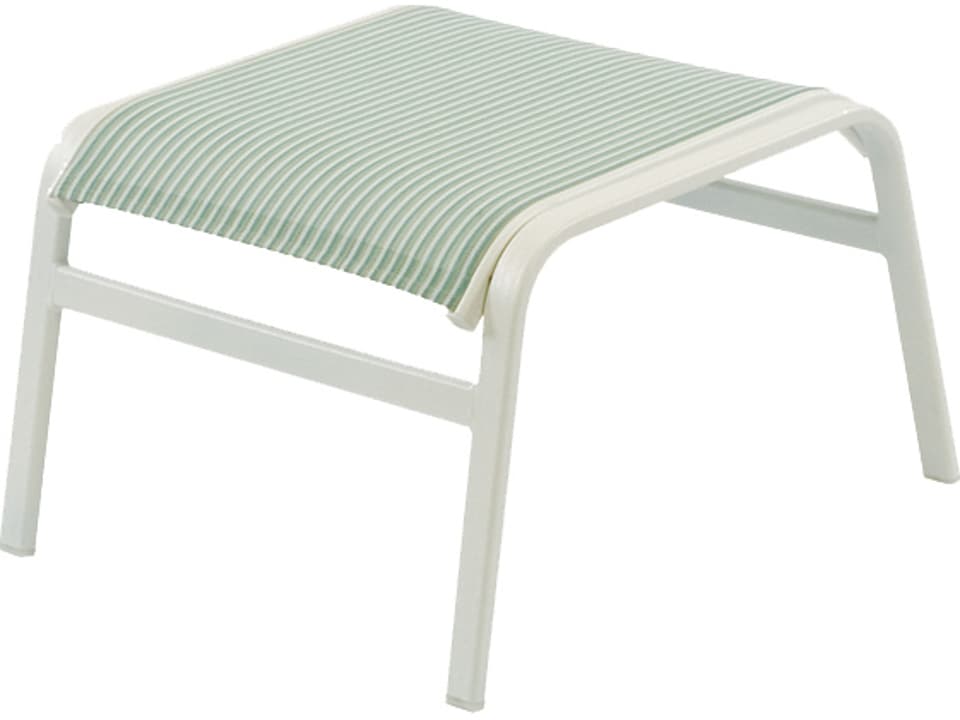 Ocean Breeze Sling Aluminum Outdoor Ottoman