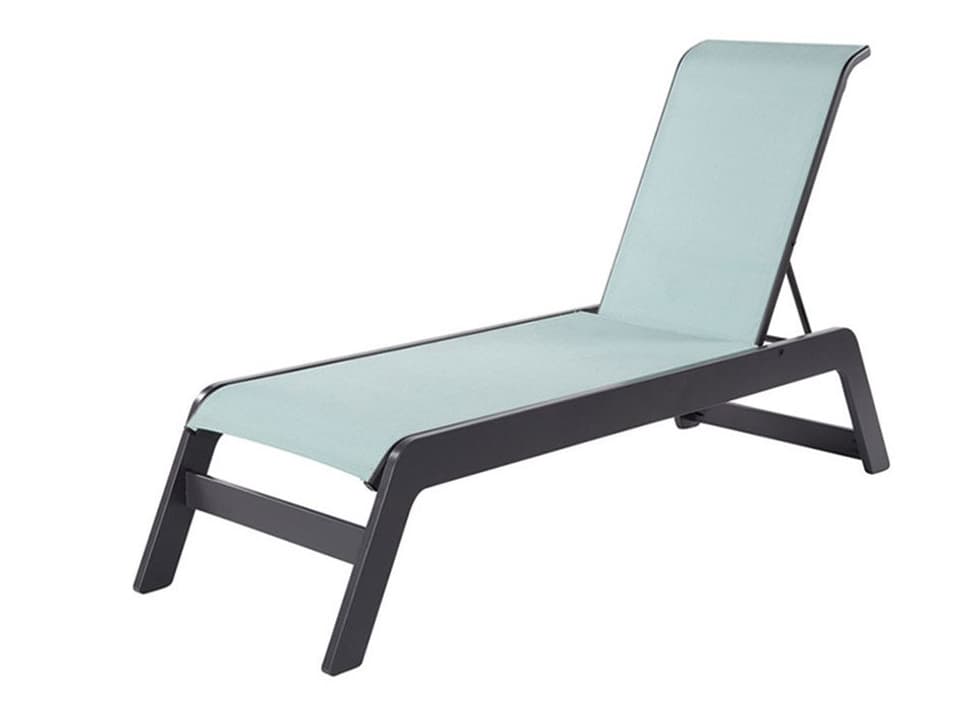 Malibu Sling MGP Stacking Armless Chaise Lounge