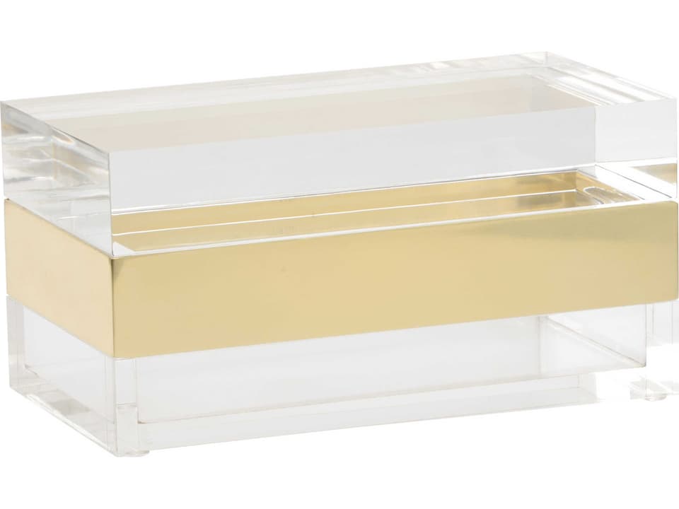 Port68 Clear Lucite Square Stand 8 X 8 X 2H Set/2 | STDM-171-11