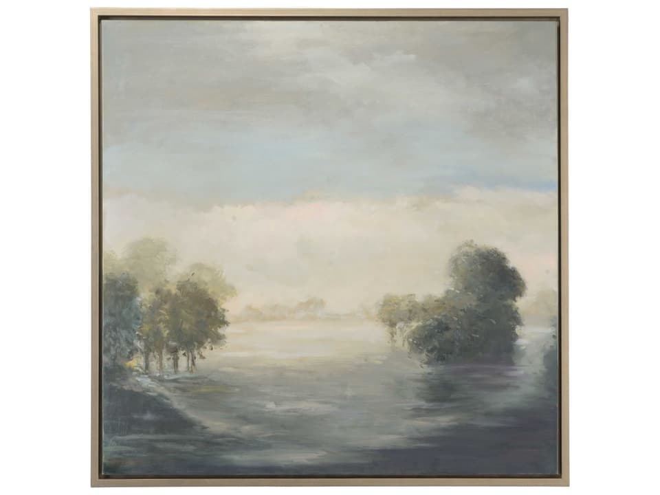 Morning Mist Wall Art in Pewter Nickel Silver