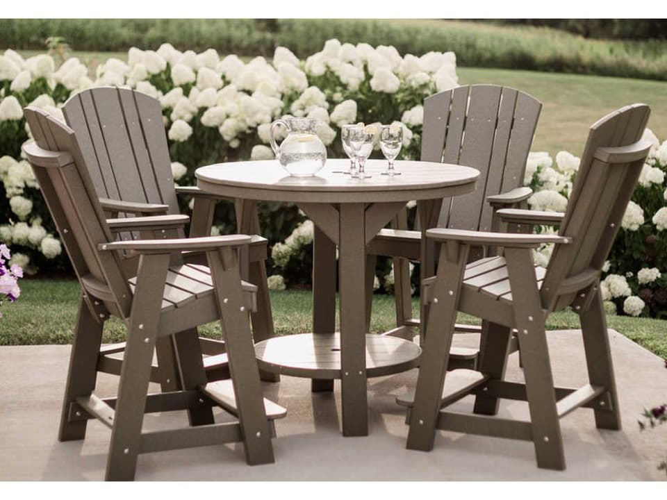 Heritage Recycled Plastic 5 Piece Counter Set