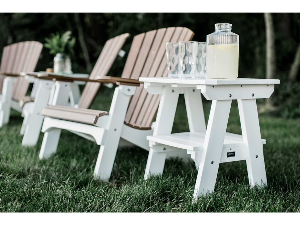 Heritage Recycled Plastic 5 Piece Outdoor Patio Lounge Set